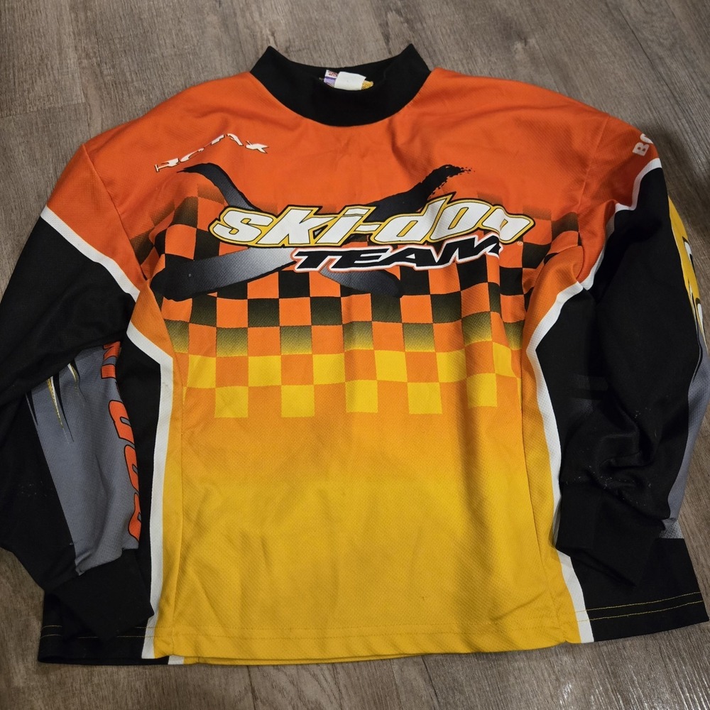 Vintage Ski Doo‎ Youth Racing Jersey Size 10-12